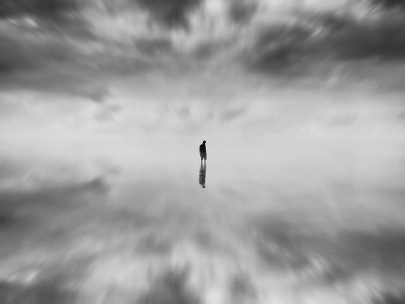 #35photo #black&white #fineart #art Solitude ocean фото превью