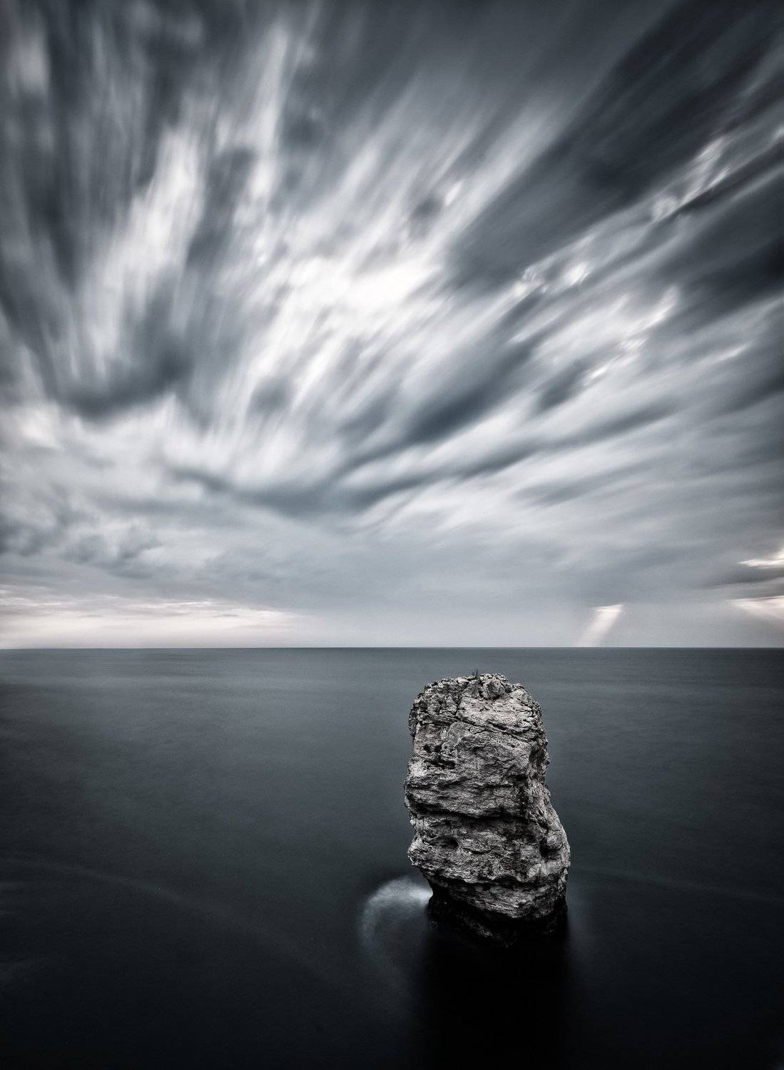 sunrise,rock,sea, water, nature,long exposure,outdoor,landscape, Jeni Madjarova