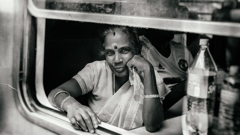 дорога, поезд, шри-ланка, позинг, взгляд в окне Позинг) фото превью