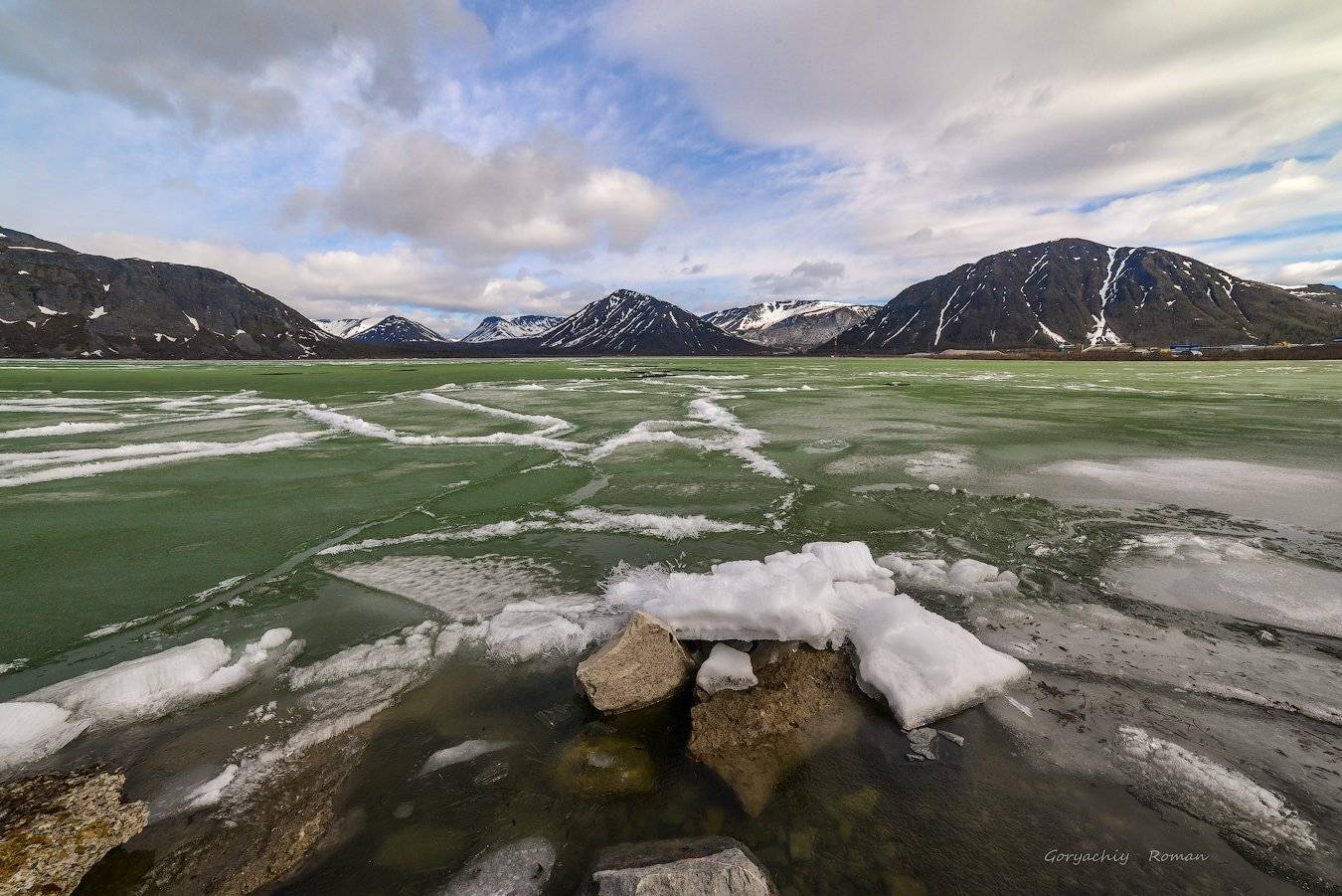 север, кольский, хибины, заполярье, большой вудъявр,, Роман Горячий