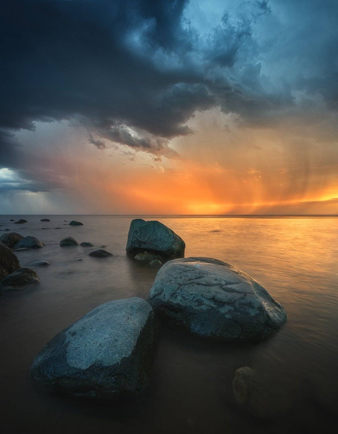 пейзаж море гроза шторм латвия, Алексей Мельситов