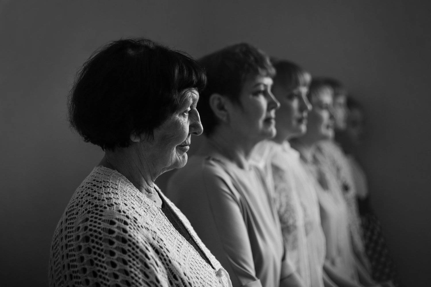 семейное фото бабушка продолжение четыре поколения, Высоцкая Полина