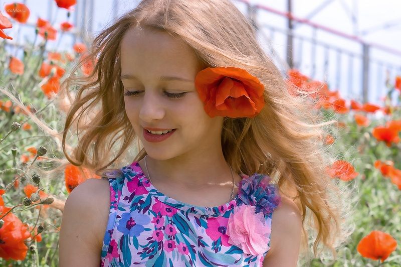 портрет,люди,образ,взгляд Девочка весна. фото превью