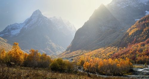 Дымка в горах