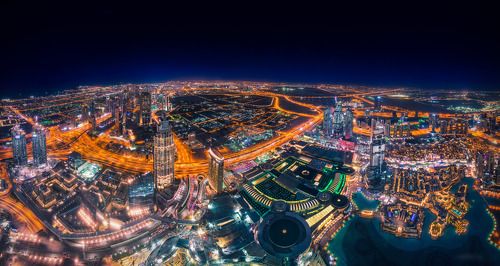 Ночной Дубай