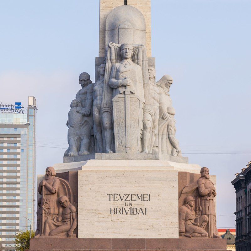 Латвия, Рига, памятник, история, Latvija, Latvia, Riga Tēvzemei un Brīvībai фото превью