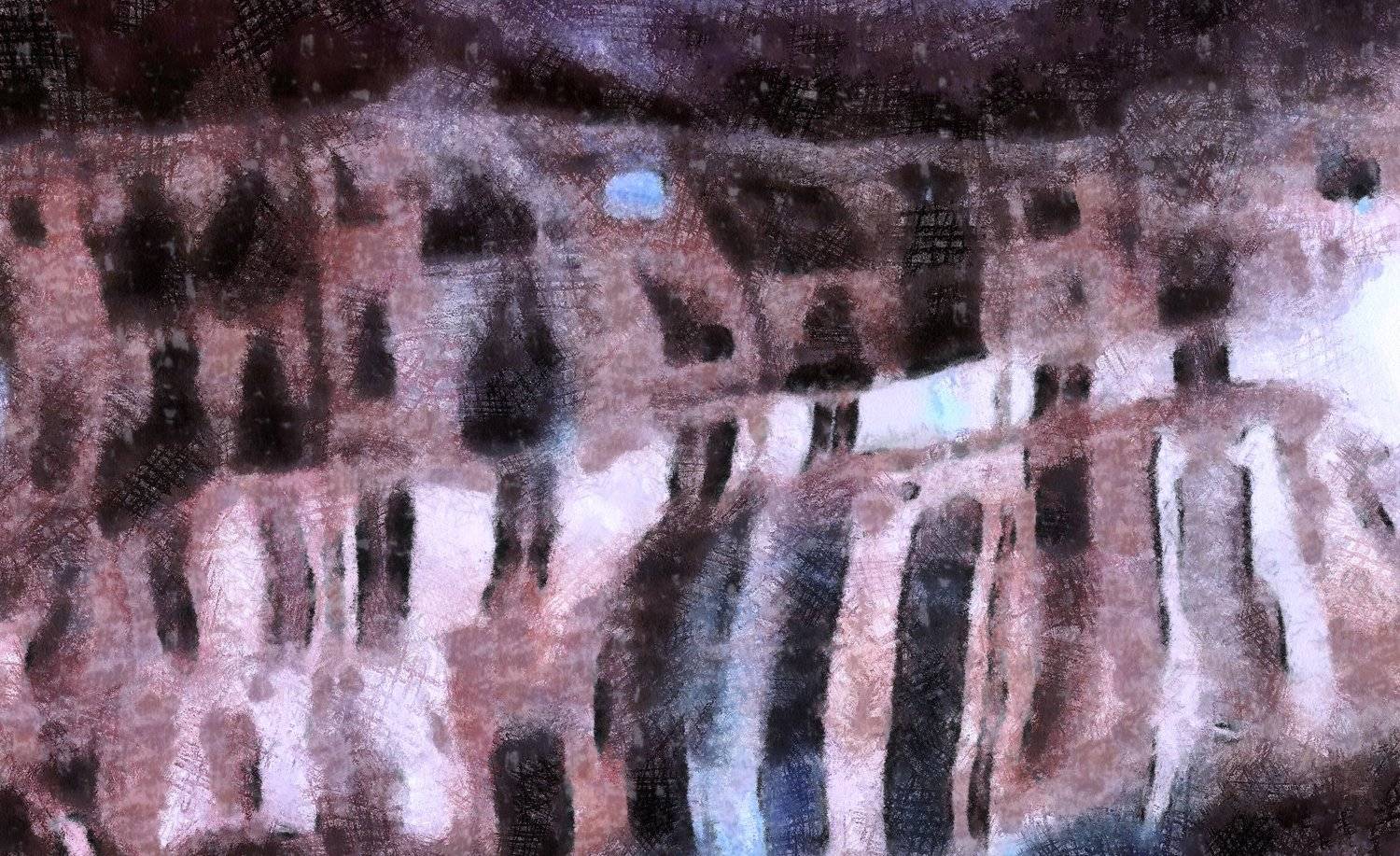 город, абстрактное, Курочкина Диана