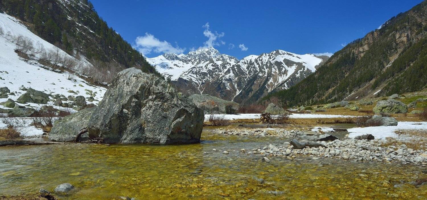 горы весна кавказ, Александр Жарников