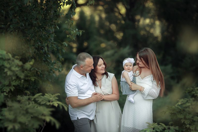 семья, портрет, дети Семья фото превью