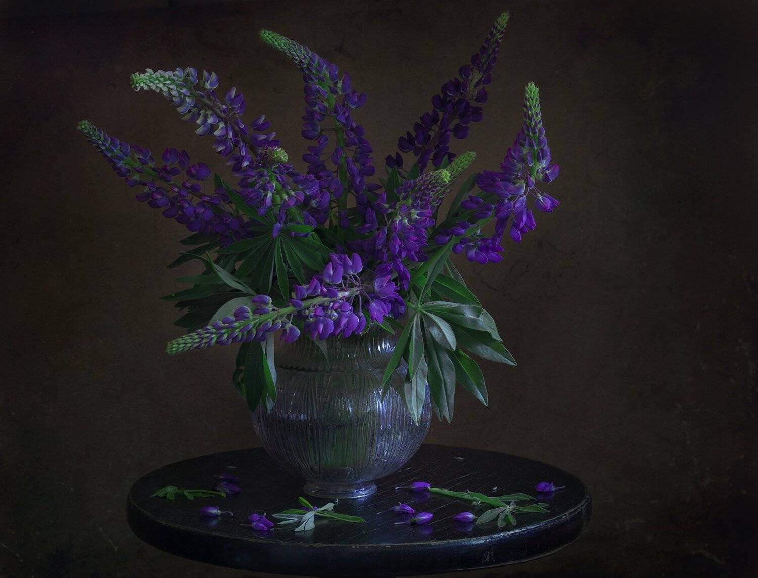 натюрморт,люпины,цветы,букет, Елена Рубинская