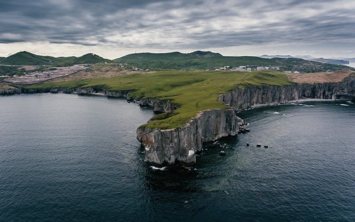 аэросъемка, приморский край, квадрокоптер, приморье, славянка, с воздуха, антон блохин, россия, скалы, море, Антон Блохин
