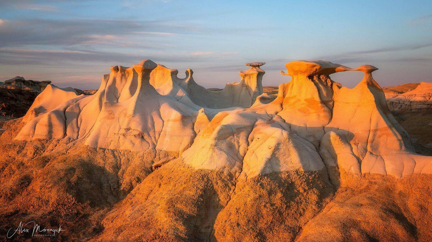 сша, пустыня, бэдлендс, глиняная, панорама, скалы, грибы, каменные, Alex Mironyuk