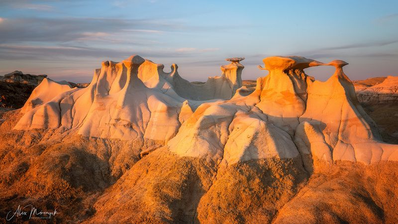 сша, пустыня, бэдлендс, глиняная, панорама, скалы, грибы, каменные Крылья фото превью