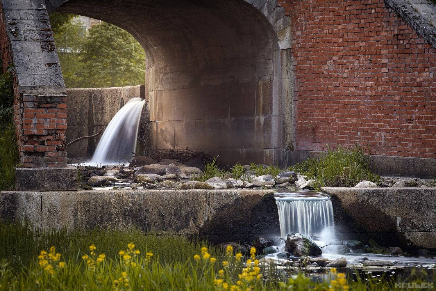 пушкин, царское село, баболовский парк, плотина, мост, KrubeK