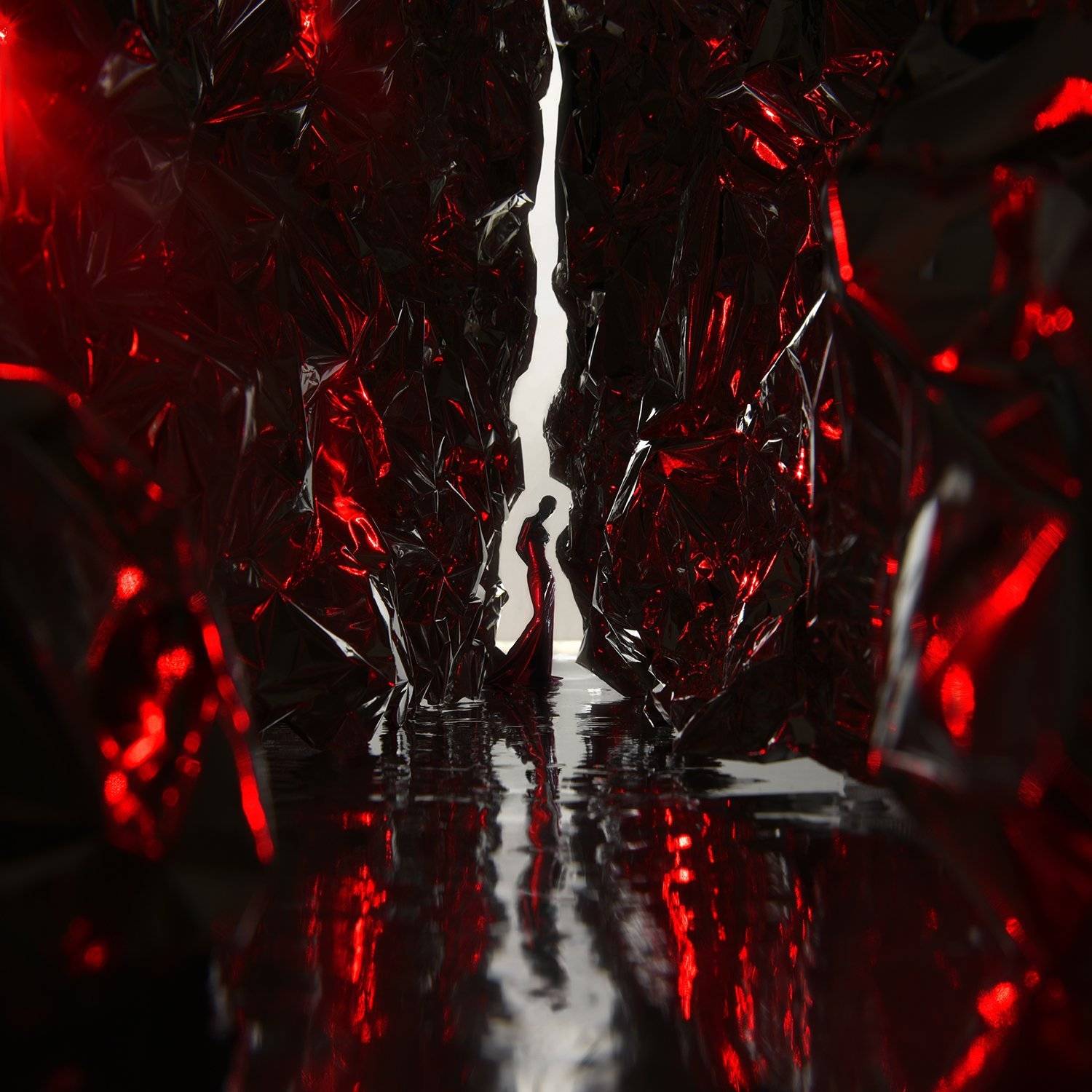 red,light,girl,metal,laser,queen,art,parishkov, Парышков Сергей