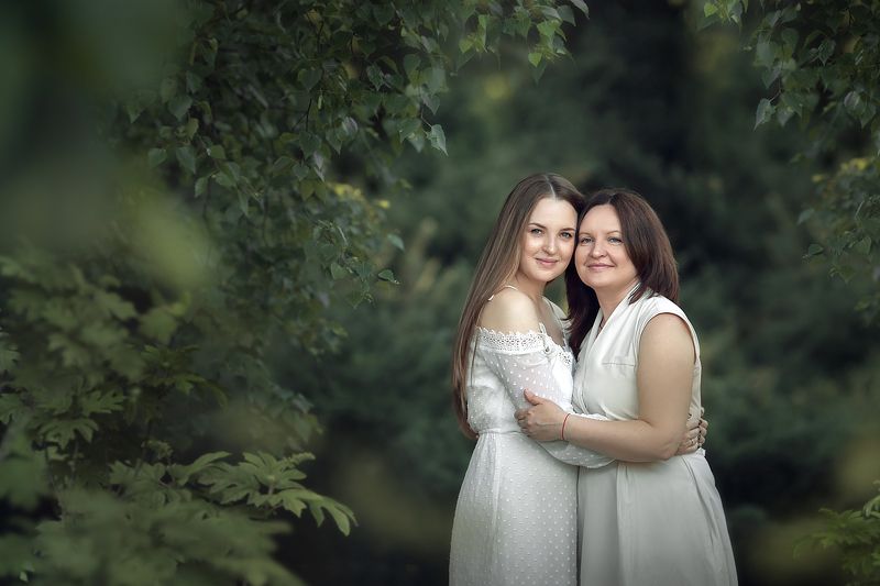 семья, портрет, дети Мама фото превью