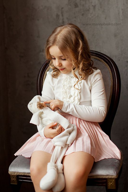 девочка, портрет, фото, фотография, фотограф, естественный свет, дети, ребенок, игрушка Машенька фото превью