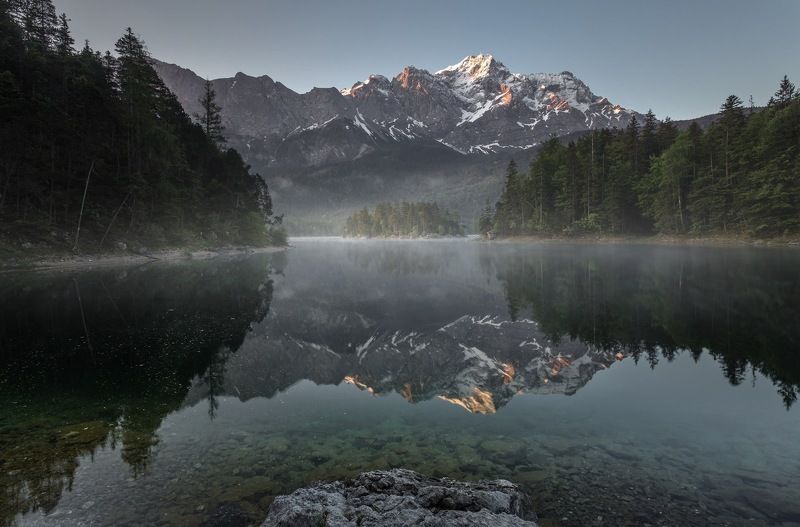Озеро, Айбзее, Германия, Бавария Озеро Айбзее. Бавария.  фото превью