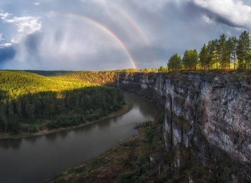 Урал. Большие Притесы реки Ай.