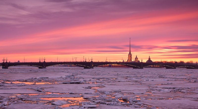 Вечерний Петербург. Петропавловка фото превью