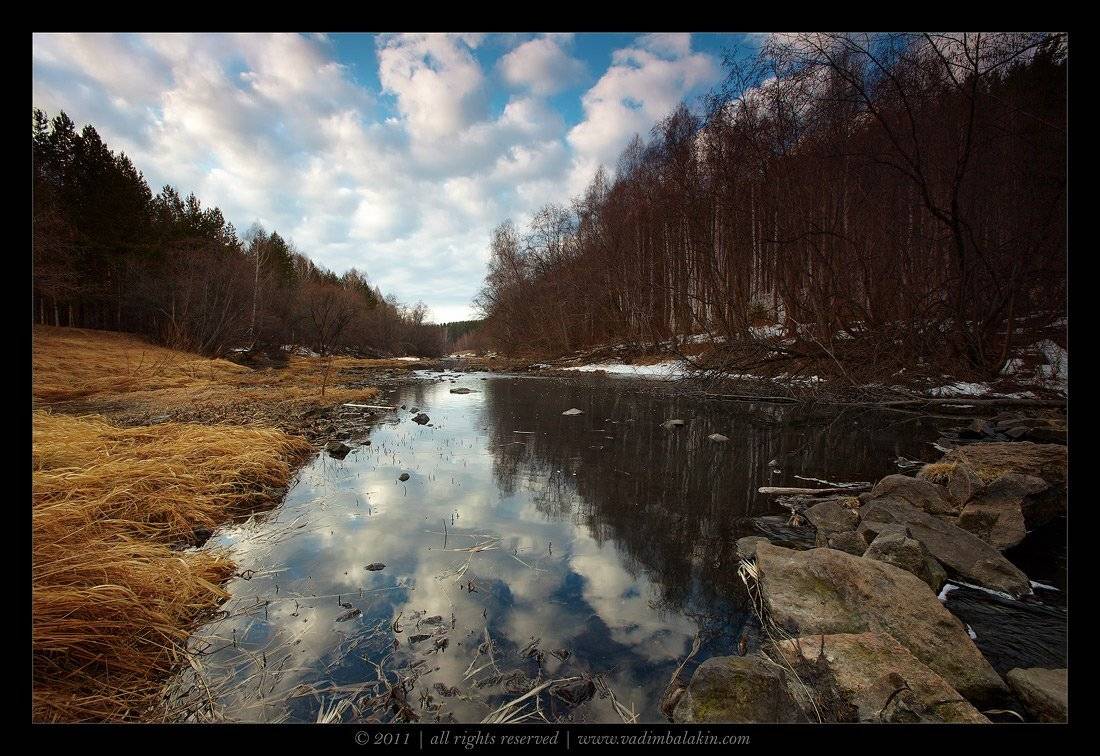 р.чусовая, средний урал, весна, апрель, Vadim Balakin