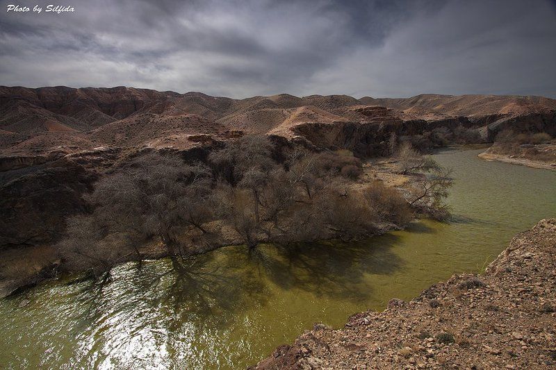 река, скалы, каньон Урочище  Чарын. фото превью