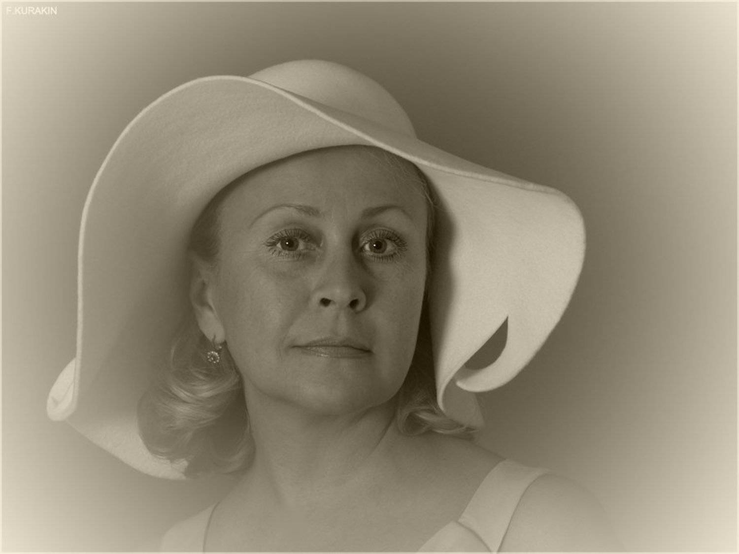 портрет, дама, фотография, студия, ирина, Фёдор Куракин