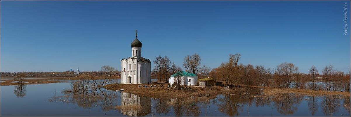 покрова на нерли, разлив, Сергей Ершов