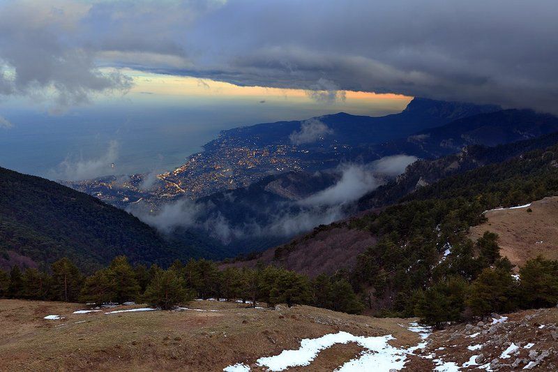 ялта, крым, горы Ялта фото превью