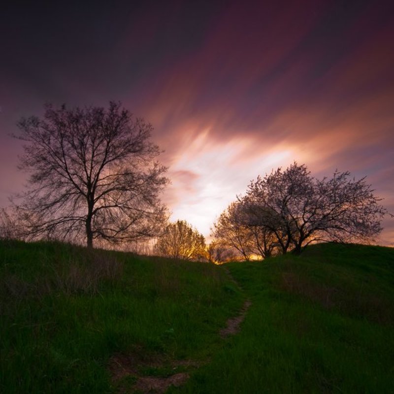 длинная выдержка,весна,рассвет morning glory фото превью