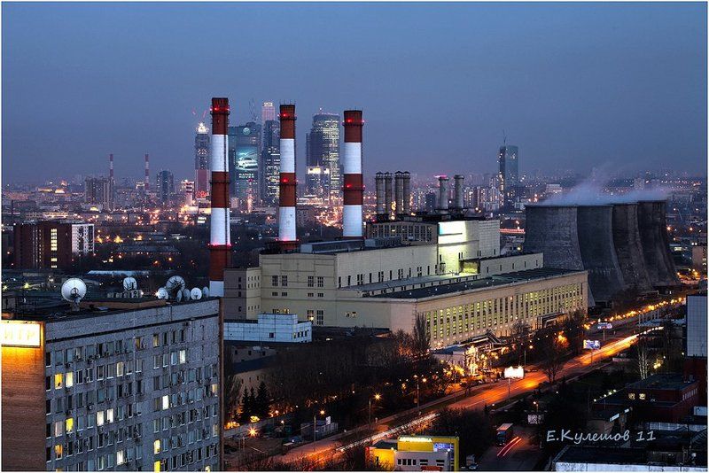 москва, тэц, город, трубы, октябрьское поле, кулешов евгений Обратная сторона Москвы... фото превью