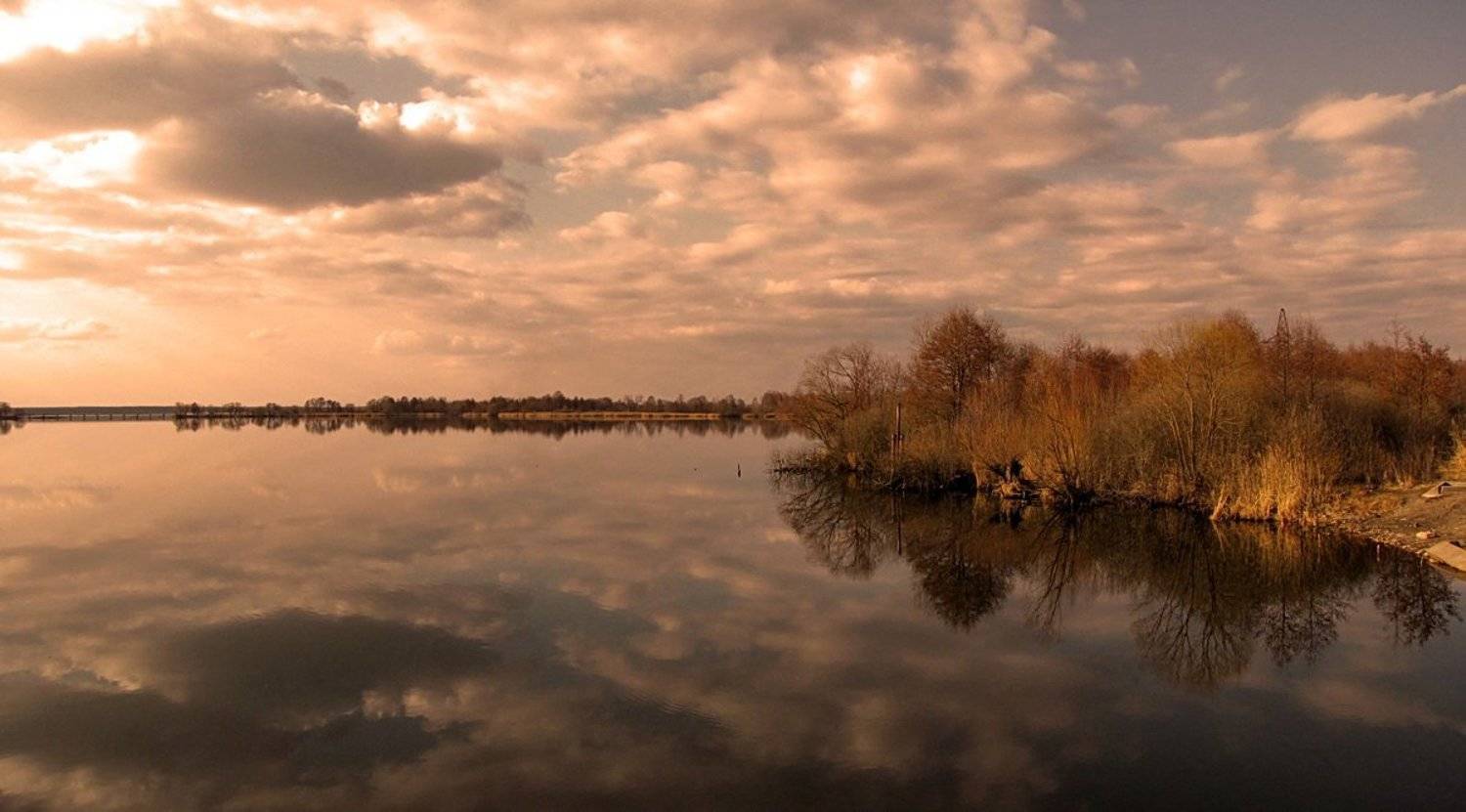 весна, природа, пейзаж, озеро, SvetLana