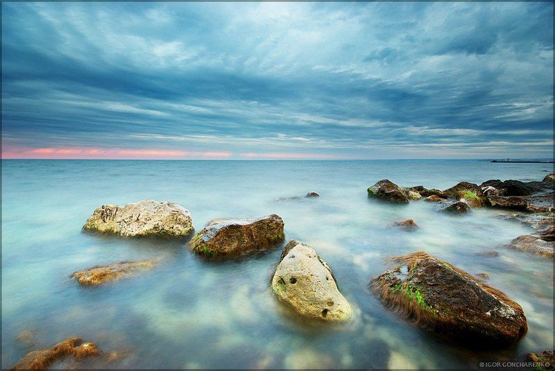 море, пейзаж, крым, закат, *** фото превью