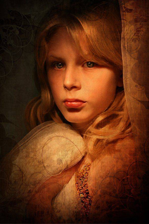 портрет, девочка, Maria V. Gorskaya