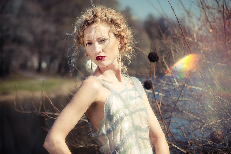 портрет, девушка, женщина Весеннее заострение фото превью