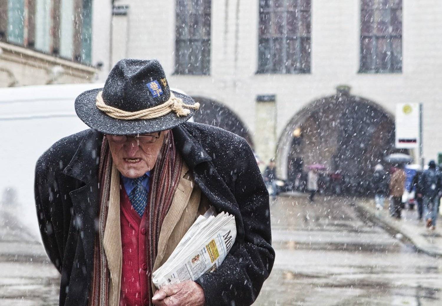 мюнхен, снег, пауль, диттель, Olga Shiropaeva