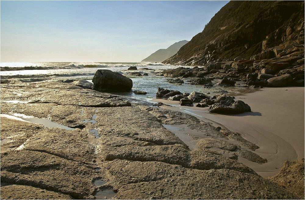 юар, побережье, индийский океан, прибой, камни, скалы, горы, Сергей Гаспарян