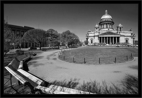 Черно-белая ленинградская зарисовка
