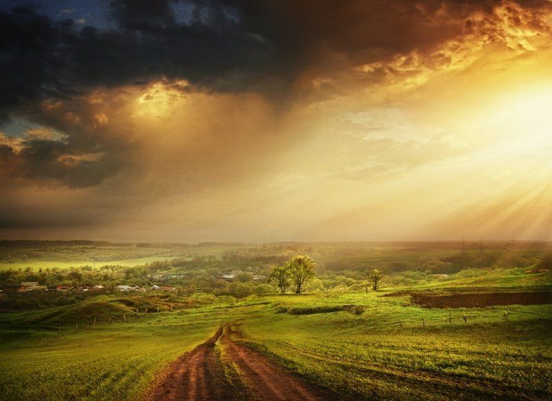 закат фото превью