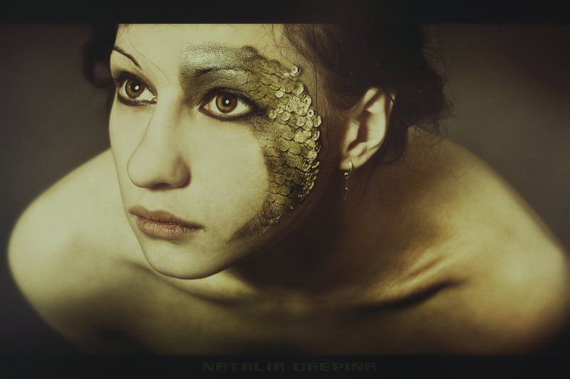 чешуя, рыба, русалка,scales, fish, mermaid, portrait, girl, hot, bone, collarbone, Scale фото превью