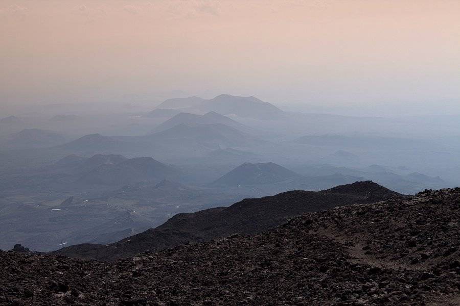 камчатка, вулкан, толбачик, пепел, шлак, лето, тропа, Денис Будьков