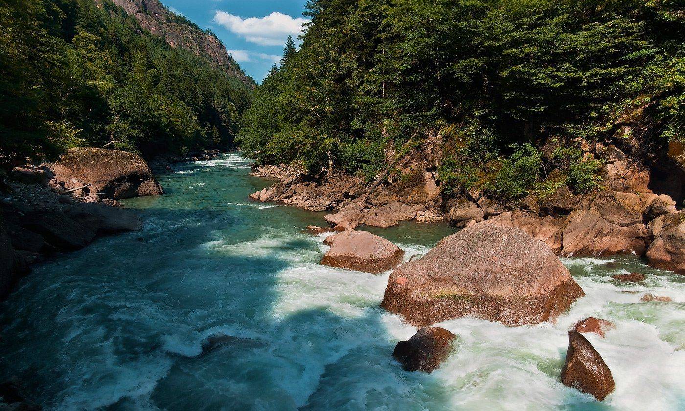 горы, кавказ, река, большая, лаба, ФЁДОР