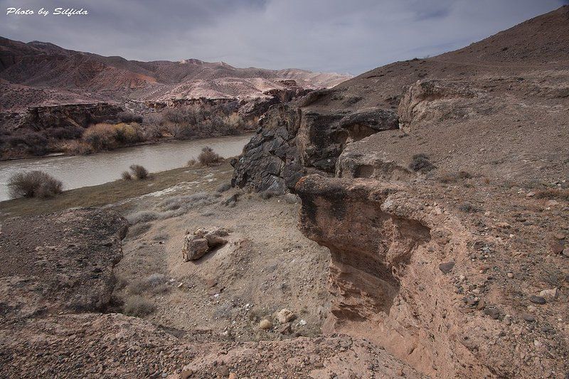 природа, пейзаж, река, каньон Красный каньон. фото превью