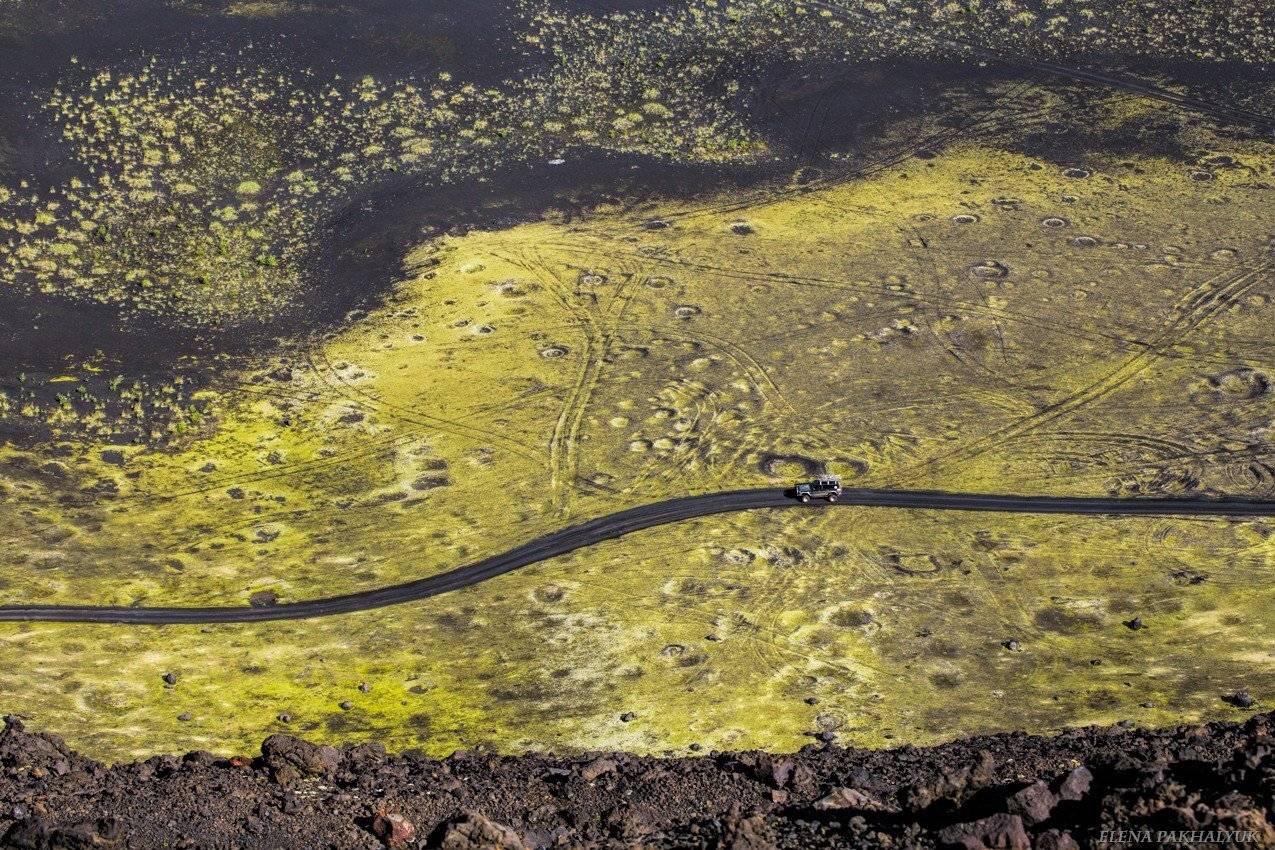 камчатка,россия,вулкан,путешествие,фототур,толбачик,природа,пейзаж,день,дорога,лунный пейзаж,марс,автомобиль,джип, Elena Pakhalyuk