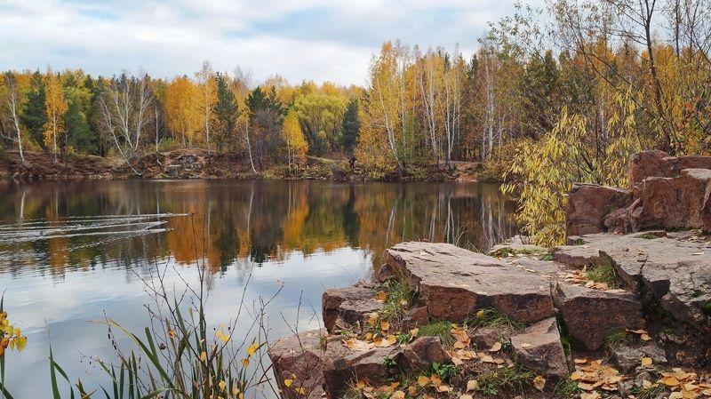 осень,пейзаж,водоём,природа,настроение Тихая осень... фото превью