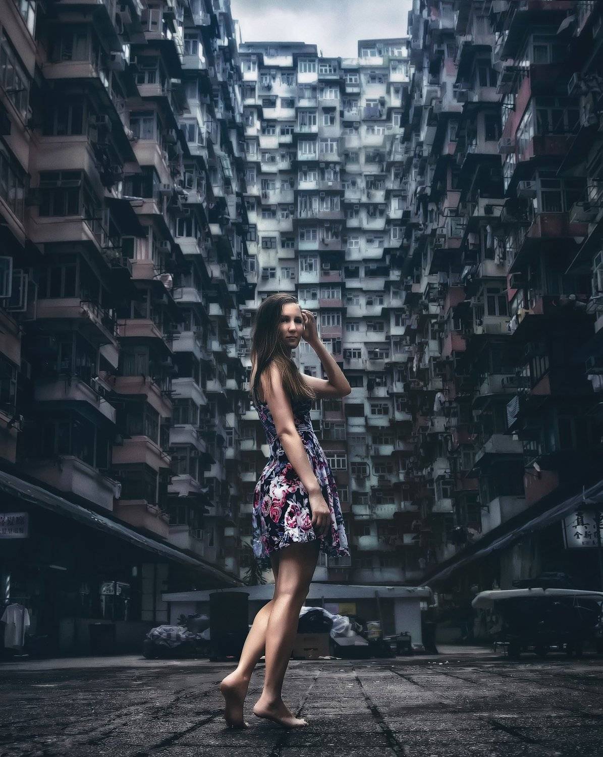 гонконг, город, девушка, Алексей Ермаков
