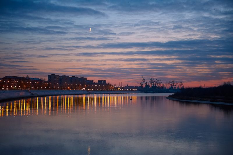 Омск вечерний фото превью