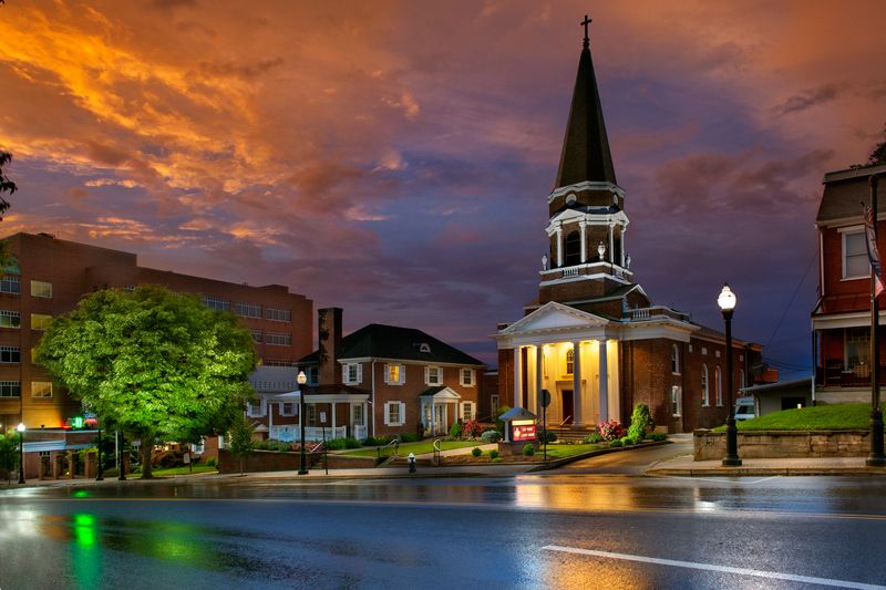 Church Sunset фото превью