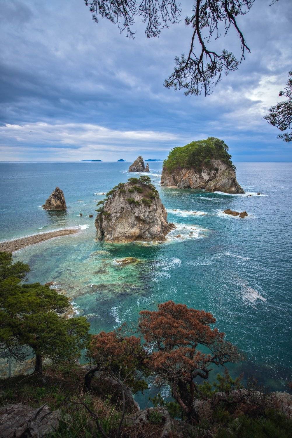 Гамова, острова,море, скалы, Приморский край, Виталий Берков