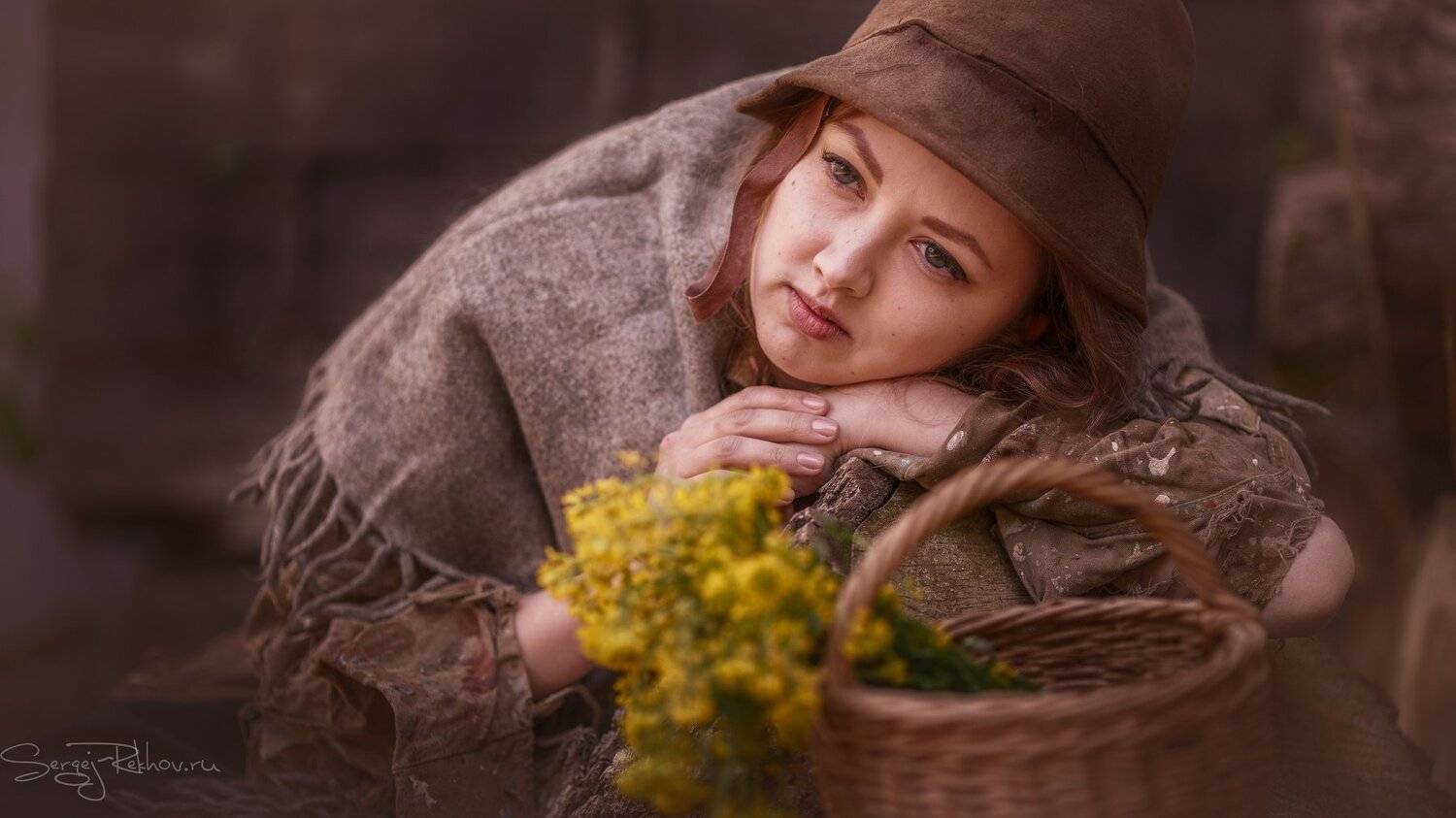 девушка, модель, портрет, цветы, rekhov, Сергей Рехов